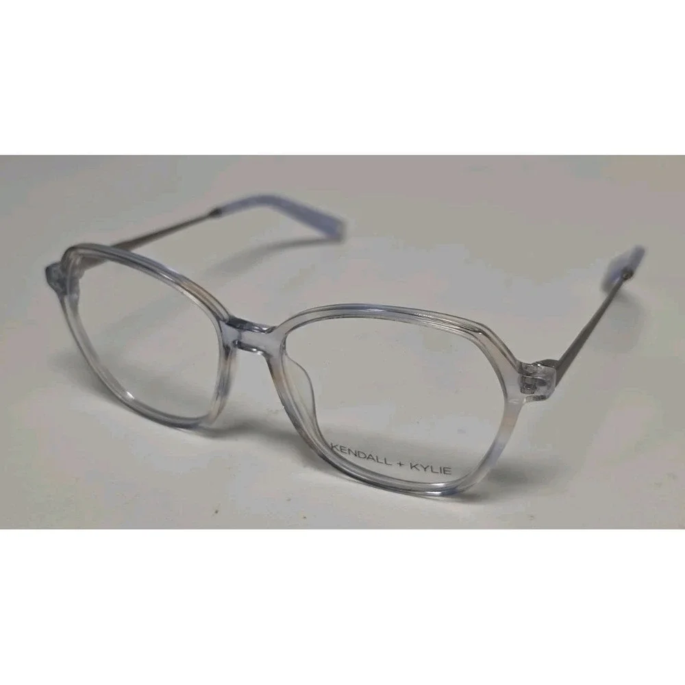 Kendall + Kylie KK0202 449 HM Women's Eyeglass Frames Translucent Blue 54-17-140